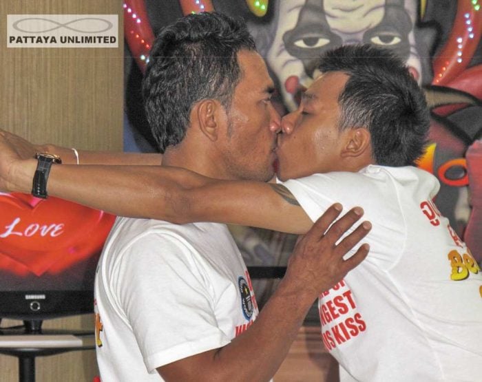 world's longest kiss in Pattaya Thailand