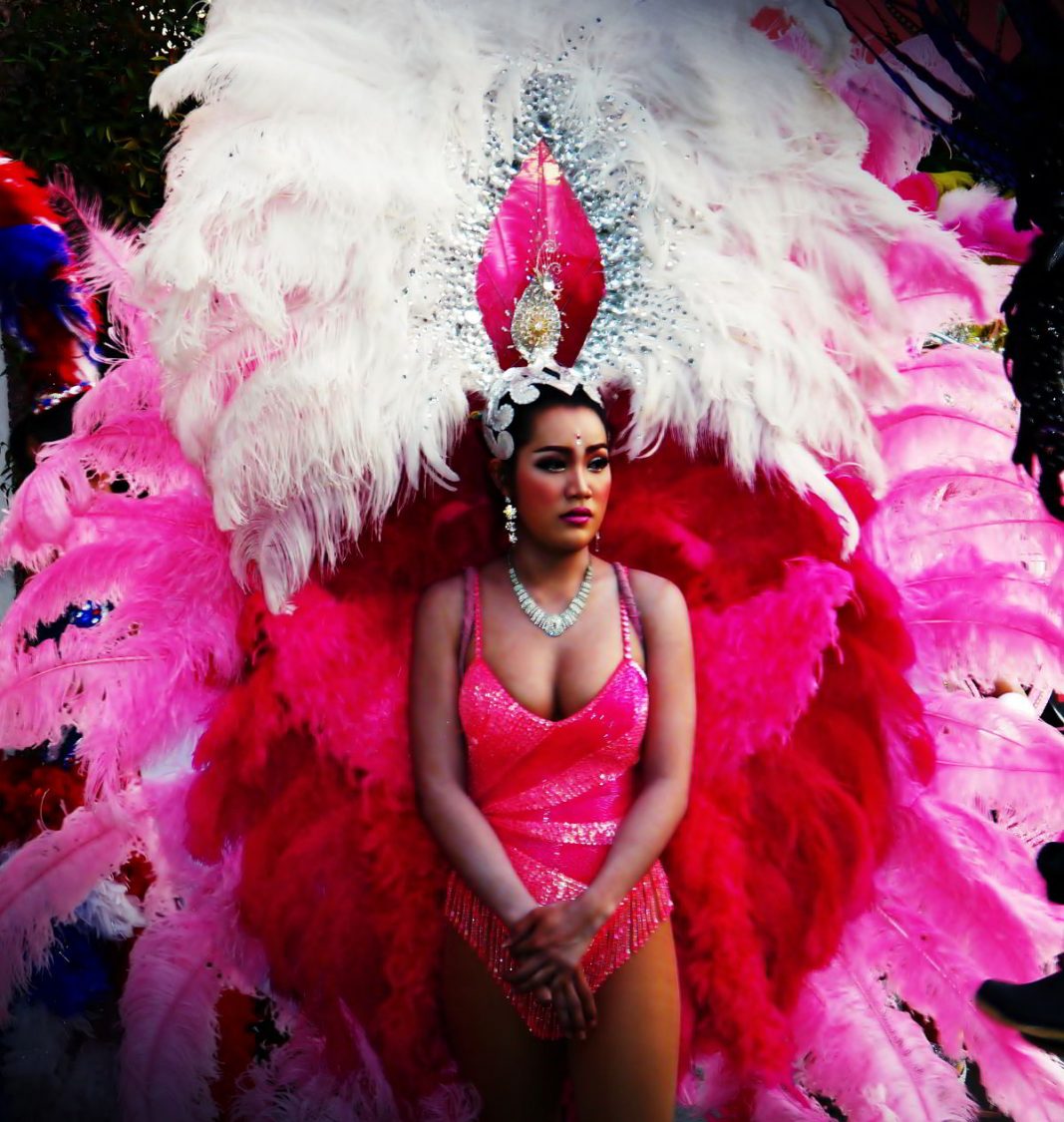 Thai ladyboy cabaret performer