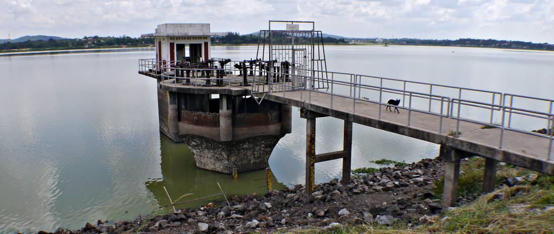 water intake at mabprachan lake pattaya