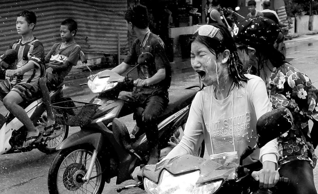 Songkran water festival, Pattaya, Thailand