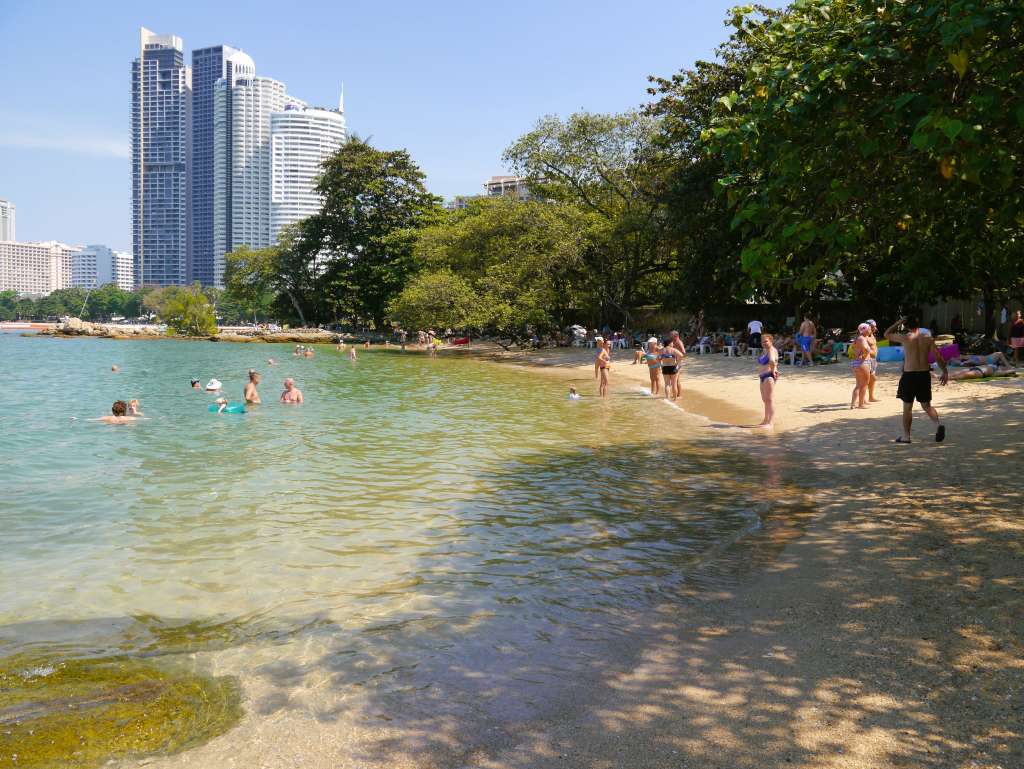 Naklua beach in north Pattaya
