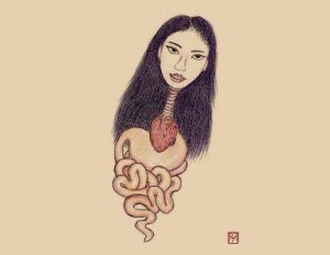 scary thai ghost pii krasue