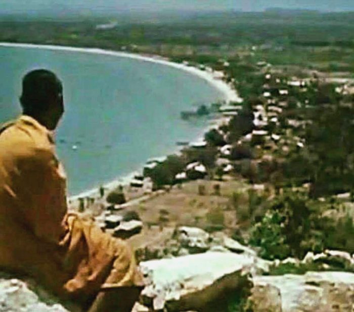 Pattaya Bay view in the 1950s or 1960s