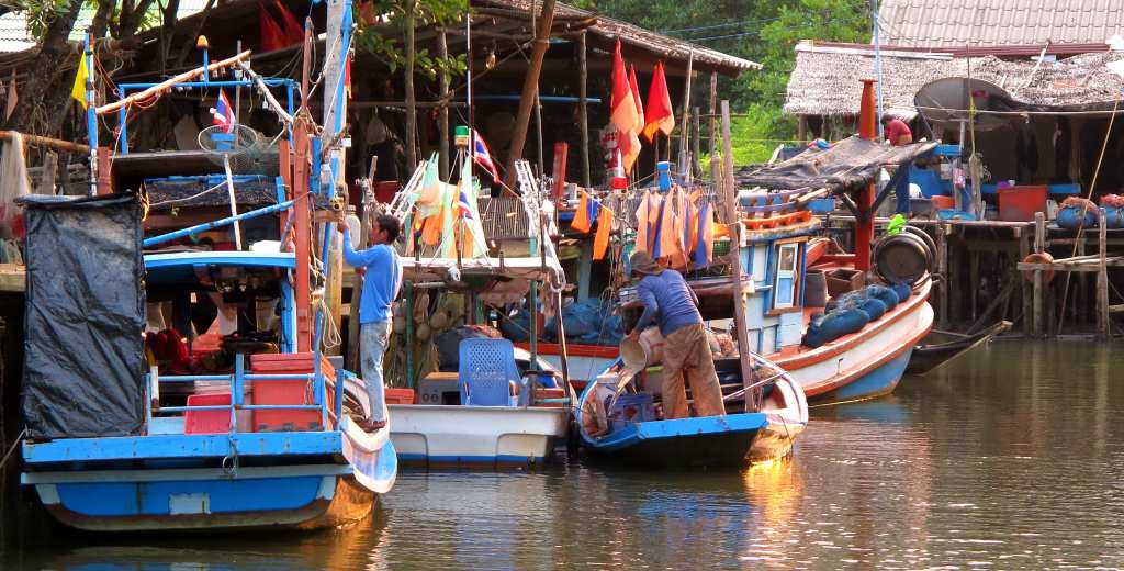 Fishing boats at Salakkok, Koh Chang