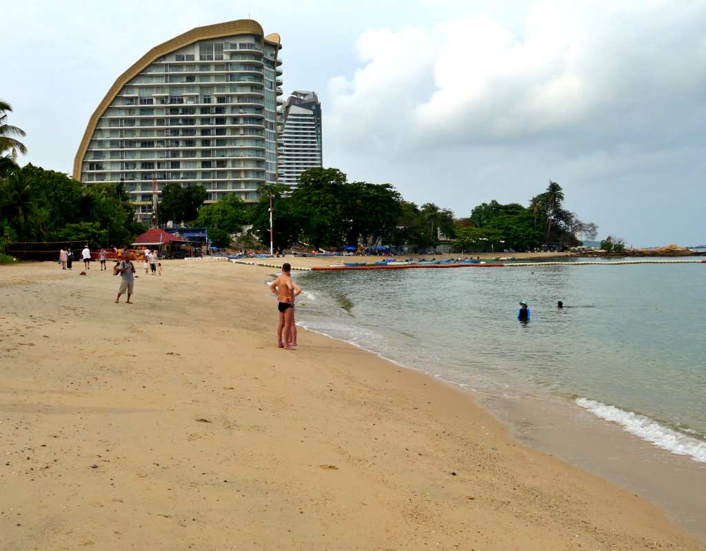 Wongamat beach in Pattaya, Thailand