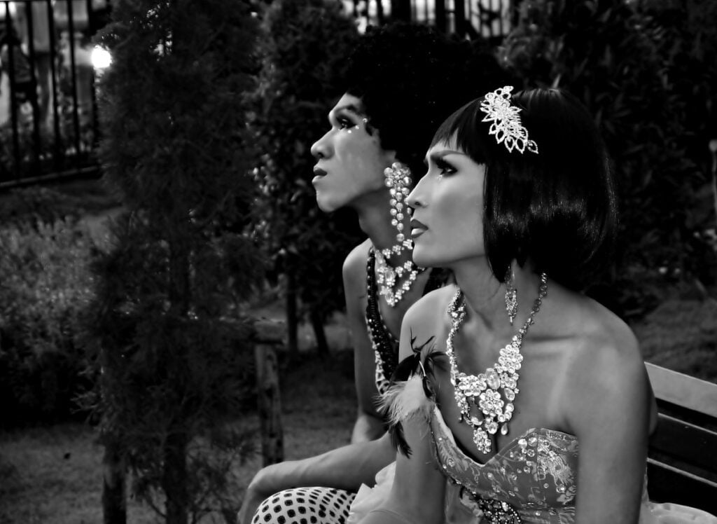 Thai ladyboys caught deep in thought